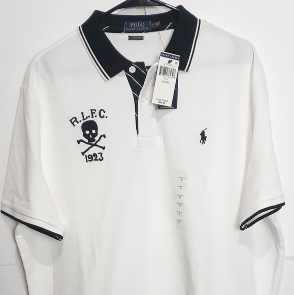 🐎New Tags)XL Polo Ralph Lauren Skull/Crossbones - Picture 1 of 6